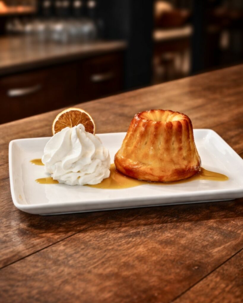 Photo du dessert maison Baba au rhum de la carte du restaurant L'Indigo