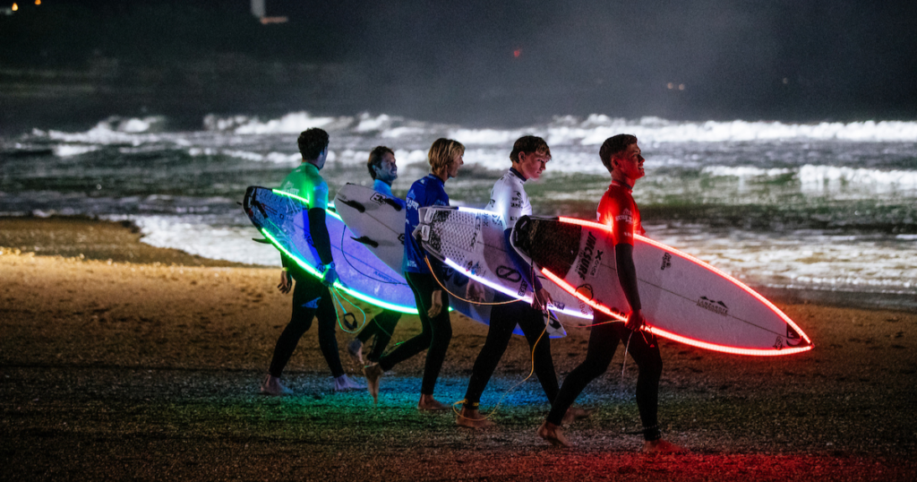 Surf Nocturne à Anglet